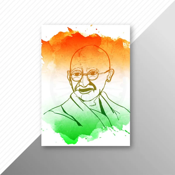 Premium Photo | Mahatma Gandhi art illustration Indian flag concept