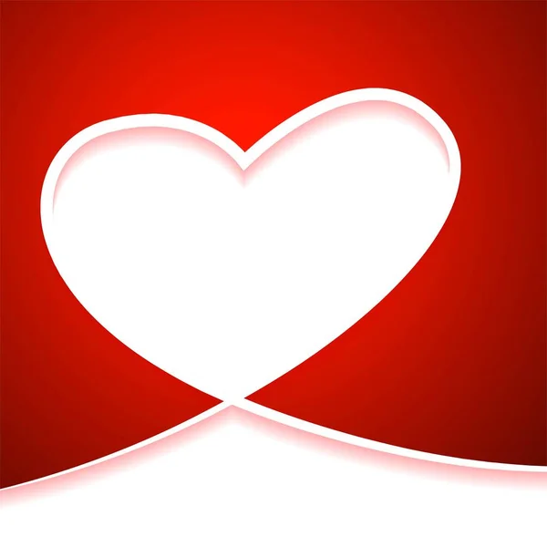 Kreativní Srdce Valentinky Den Blahopřání Pozadí — Stockový vektor