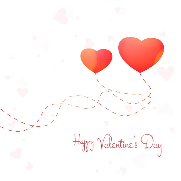 Minimal Ligne Coeurs Saint Valentin Fond Créatif — Image vectorielle