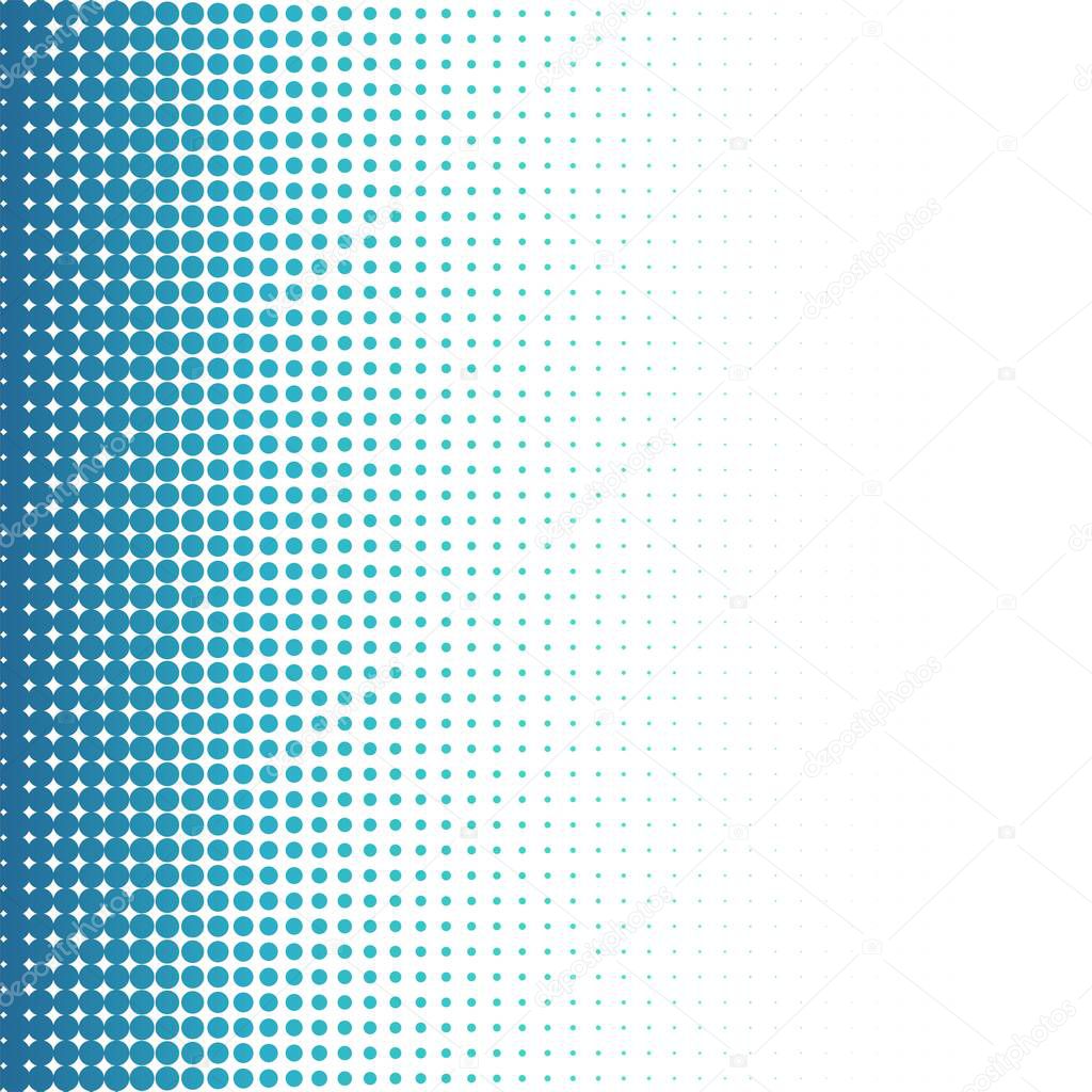 Modern blue dotted background