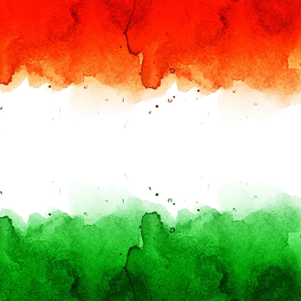Hermoso Tricolor Bandera India Tema Textura Diseño — Vector de stock