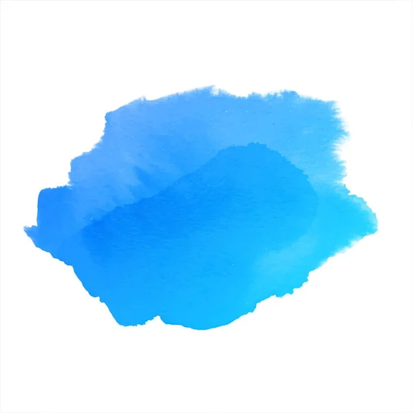 Aquarelle Bleue Moderne Dessinée Main Design Éclaboussure — Image vectorielle