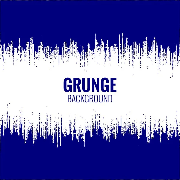 Αφηρημένη Λευκό Grunge Εγκεφαλικό Επεισόδιο Μπλε Φόντο — Διανυσματικό Αρχείο