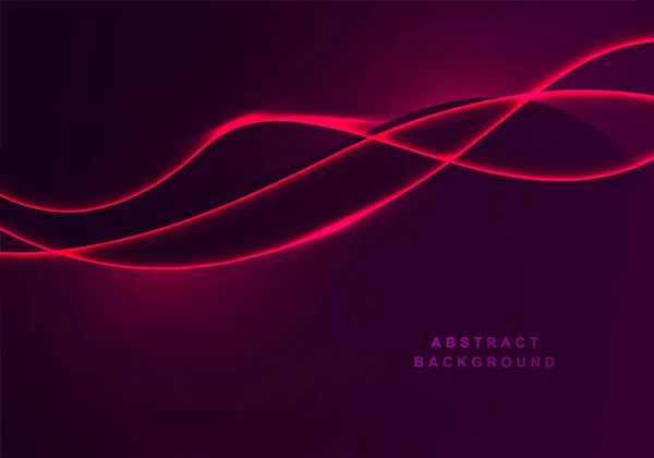 Абстрактний Рожевий Світло Хвильовий Фон — стоковий вектор