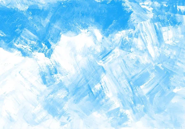 Peint Main Fond Texture Aquarelle Bleue — Image vectorielle