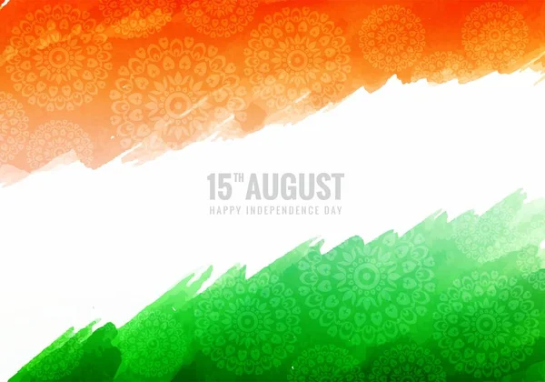 India Republic Day Celebration August Indian Flag Texture Background — стоковый вектор