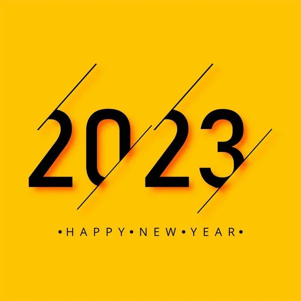 Mutlu Yıllar 2023 Kutlama Kartı Geçmişi — Stok Vektör