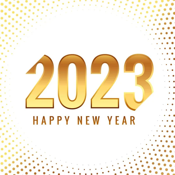 Nieuwjaar 2023 Vakantie Kaart Viering Vakantie Achtergrond — Stockvector