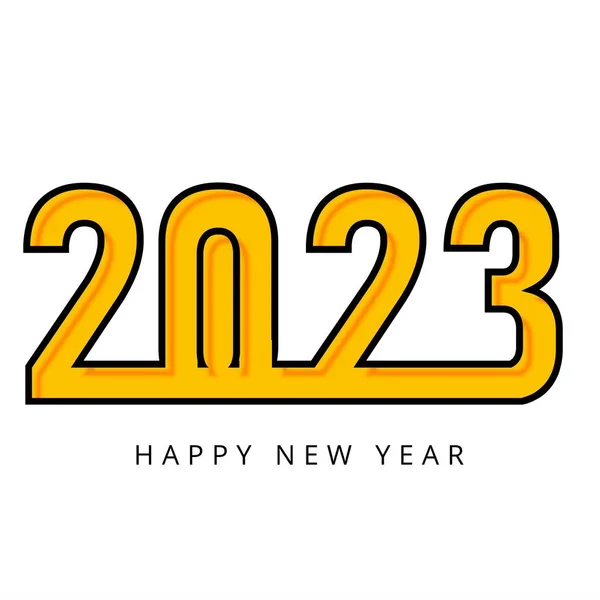 Yeni Yılınız Kutlu Olsun 2023 Kutlamaları — Stok Vektör
