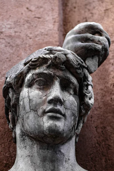 Head Roman Antique Statue Castel Sant Angelo Rome — Stock Photo, Image