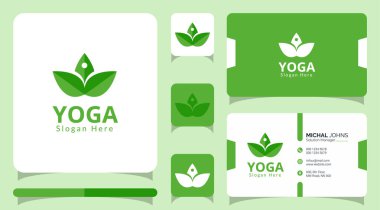 C harfi ve delta soyut logosu ve kartviziti