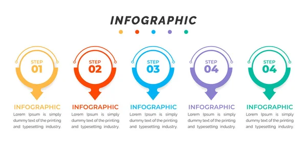 Visualisation Des Données Entreprise Organigramme Éléments Abstraits Graphique Diagramme Avec — Image vectorielle