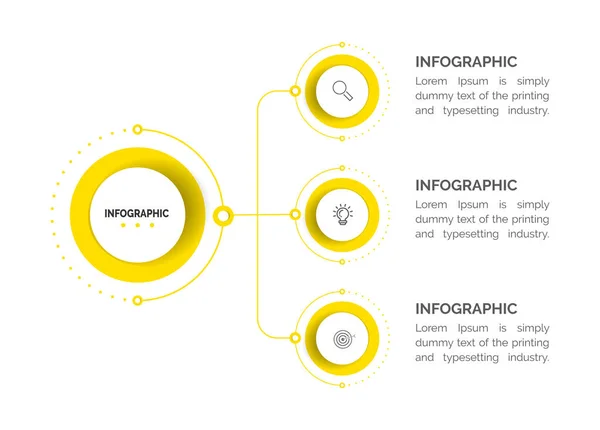 Modèle Conception Vectorielle Visualisation Données Éléments Infographiques Peut Être Utilisé — Image vectorielle