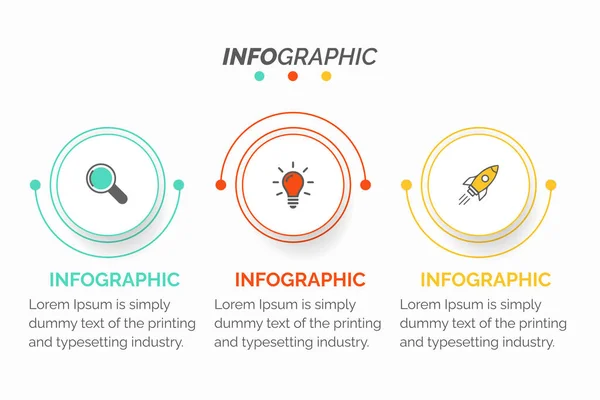 Visualisierung Von Geschäftsdaten Prozessdiagramm Abstrakte Elemente Von Graphen Diagrammen Mit — Stockvektor