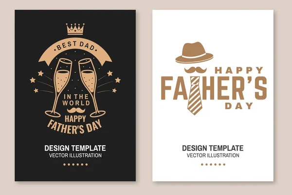 Jag Inte Gammal Jag Klassisk Happy Fathers Day Märke Logotyp — Stock vektor