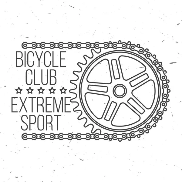 Fietsclub Vector Illustratie Concept Voor Shirt Logo Bedrukking Stempel Tee — Stockvector