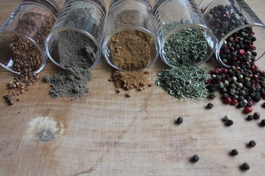 Baharatlar, biber, mutfak, baharatlar, baharatlar.