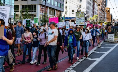 San Francisco 'da Kadın Hakları Yürüyüşü