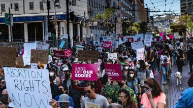 San Francisco 'da Kadın Hakları Yürüyüşü