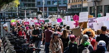 San Francisco 'da Kadın Hakları Yürüyüşü