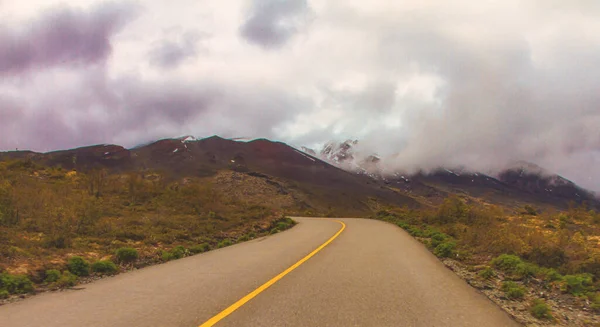 Puerto Varas Chile November 2014 Road Active Volcano Osorno Southern — Stock Photo, Image
