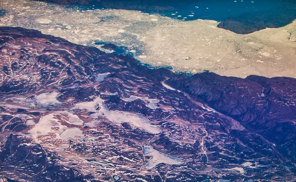 Γροιλανδία Γροιλανδία Ιουνίου 2012 Λιώνουν Παγετώνες Στη Γροιλανδία Από Ένα — Φωτογραφία Αρχείου