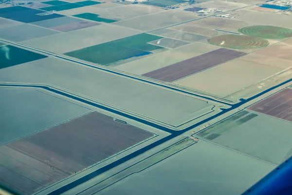 Hanford Stany Zjednoczone Października 2013 Pola Kultury Argri Centralnej Dolinie — Zdjęcie stockowe