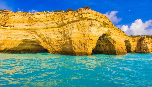 Albufeira Portugal Januar 2016 Der Vielleicht Berühmteste Höhlenkomplex Praia Benagil — Stockfoto