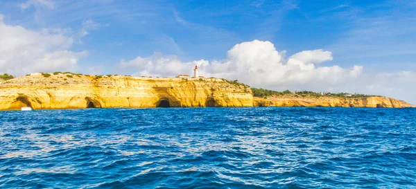 Albufeira Portugal Januar 2016 Der Vielleicht Berühmteste Höhlenkomplex Praia Benagil — Stockfoto