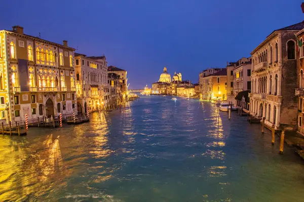 Venice Italy February 2016 Visit Venice Tourists Grand Canal Beautiful — Stock Photo, Image