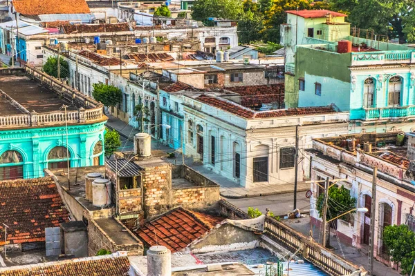 Cienfuegos Cuba Липня 2018 Кінці Дня Сонце Низьке Будинок Під — стокове фото