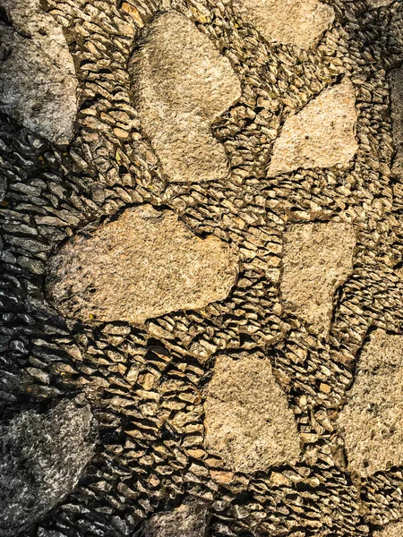 Lanzarote Espanha Fevereiro 2017 Pedras Naturais Grandes Pequenas Formam Caminho — Fotografia de Stock