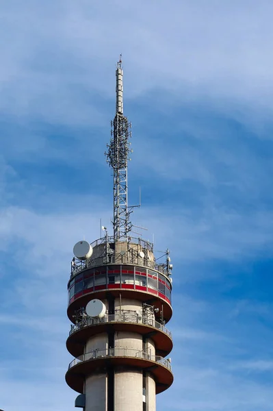 Den Haag Κάτω Χώρες Νοεμβρίου 2021 Πύργος Επικοινωνιών Στον Ουρανό — Φωτογραφία Αρχείου