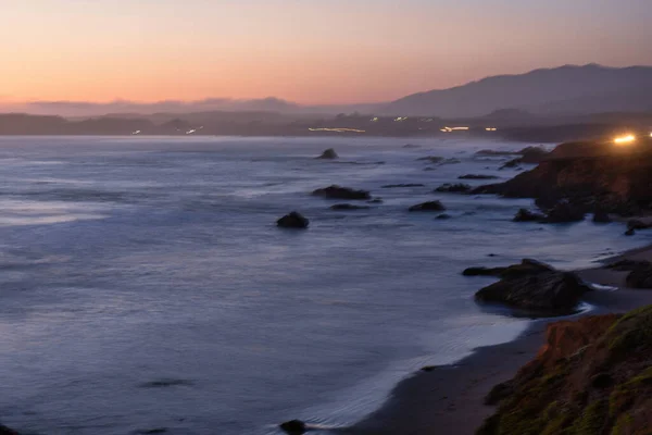 Big Sur United States February 2020 Mysterious View Pacific Ocean — Stock Photo, Image