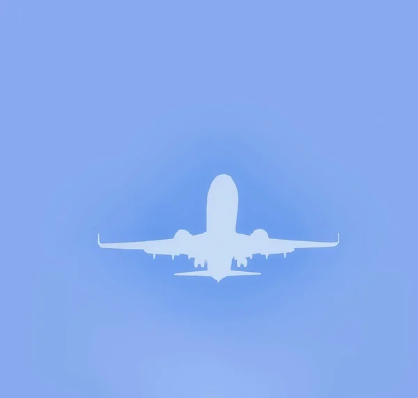 Plane Air Airport Air Travel Modern Plane — Stock Photo, Image