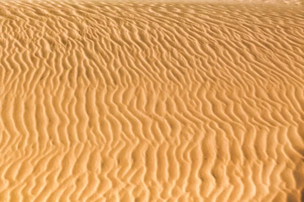 Doha Qatar Janeiro 2010 Dunas Areia Deserto Com Fitas Sedimento — Fotografia de Stock