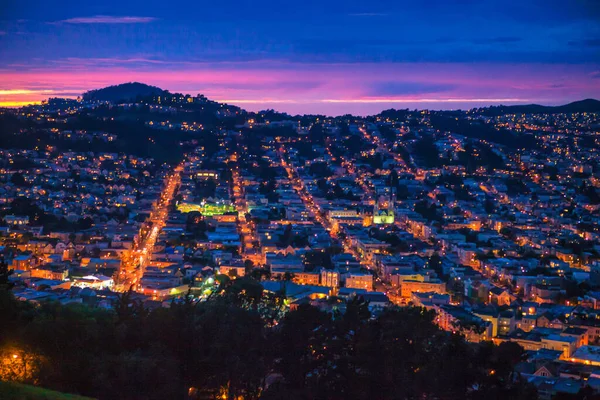 San Francisco Amerikai Egyesült Államok Január 2013 Bernal Heights Hill — Stock Fotó