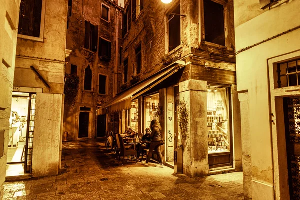 Veneza Itália Fevereiro 2016 Uma Visita Veneza Quando Turistas Não — Fotografia de Stock