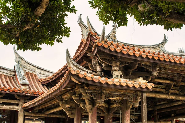 Lukang Taiwan December 2016 Lukang Temple Complex Small Very Old — Stock Photo, Image