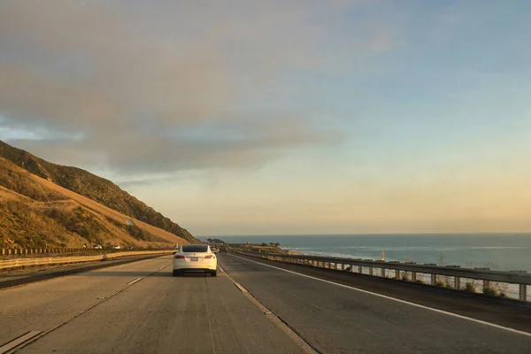 Pismo Beach Stati Uniti Febbraio 2020 Viaggio California Palme Tutt — Foto Stock