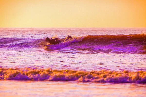 Den Haag Haia Países Baixos Abril 2009 Surfista Que Passeia — Fotografia de Stock