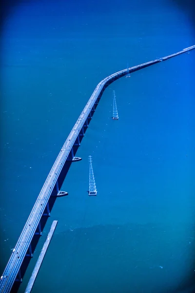 Bay Area United States June 2012 Bridges Connecting Bay San — Stock Photo, Image