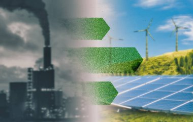 Fosil yakıttan yeşil enerjiye enerji geçişi