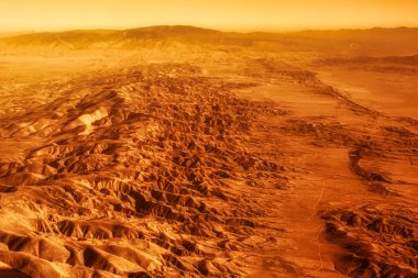 Hanford, ABD - 13 Ekim 2013: Bu kadar çok deprem için San Andreas kasa hattı nedeni, kurumuş düzlüklerde ve çölde iyi görünüyor.
