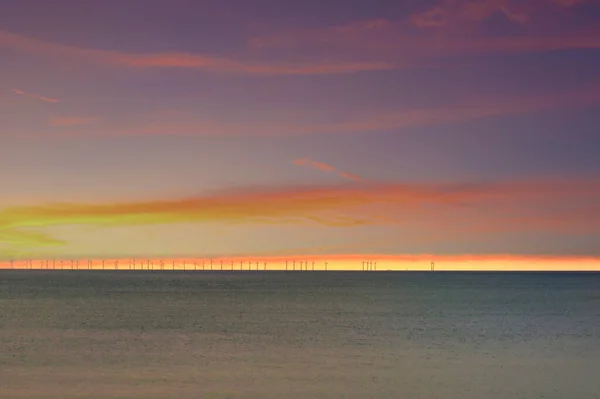 Brighton Reino Unido Marzo 2022 Vista Desde Playa Pocos Kilómetros —  Fotos de Stock