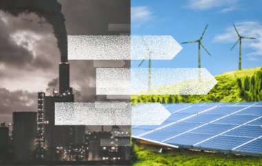 Fosil yakıttan yeşil enerjiye enerji geçişi