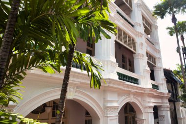 Singapur, Singapur - 29 Kasım 2012: görkemli bir İngiliz sömürgesi Singapur hükümet binası