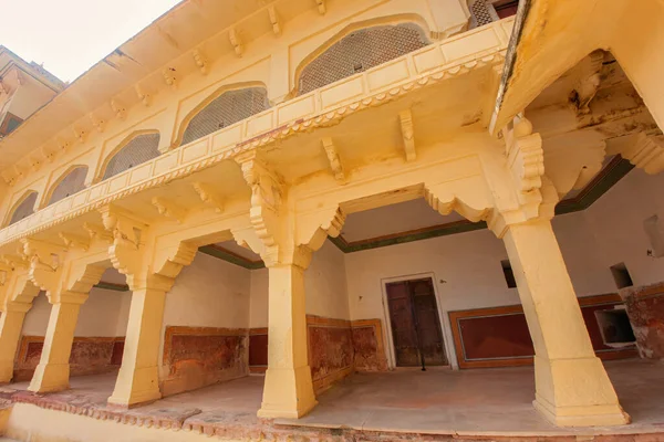 Jaipur Indien September 2011 Historisk Interiör Hall Unesco Världsarvspalats Jaigarh — Stockfoto