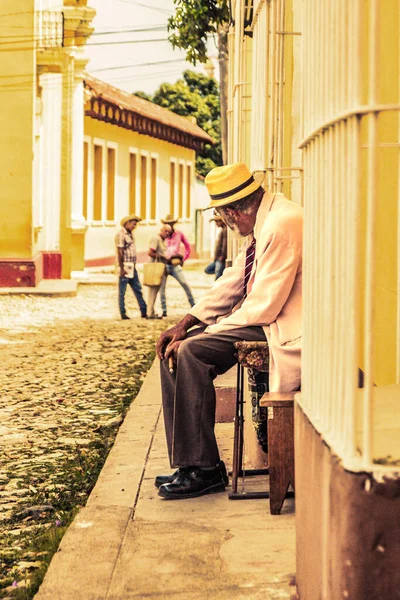 Trinidad Cuba Luglio 2018 Una Città Coloniale Spagnola Ancora Nel — Foto Stock