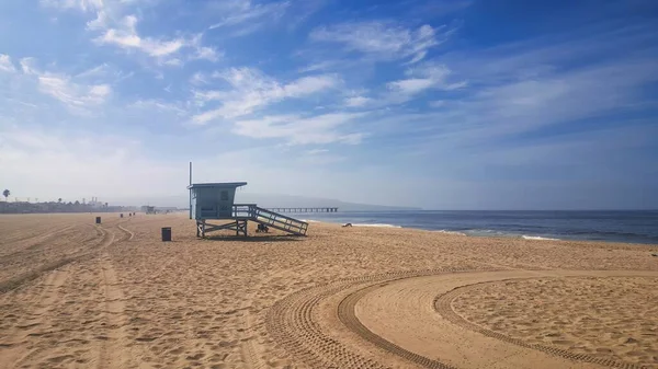 San Diego Estados Unidos Setembro 2015 Posto Salva Vidas Praia — Fotografia de Stock